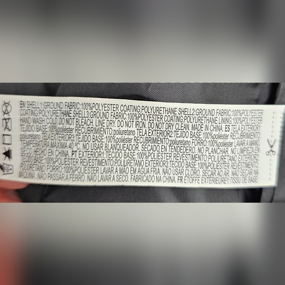 Color-block Vegan Leather Moto Jacket Black White Dark Green LARGE - Picture 13 of 13